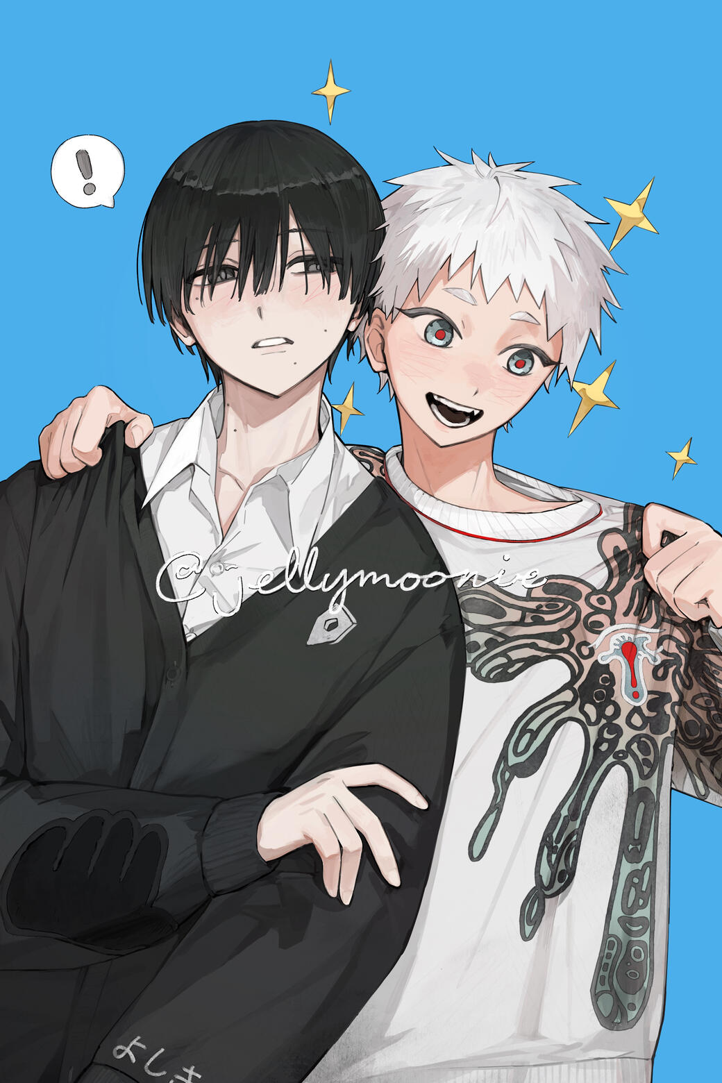 [Jeana Draws] Promotional art of TSHD fan merch